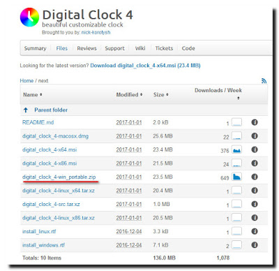 Internet, programe, sfaturi utile ceas digital - ceas digital de pe desktop pentru ferestre,