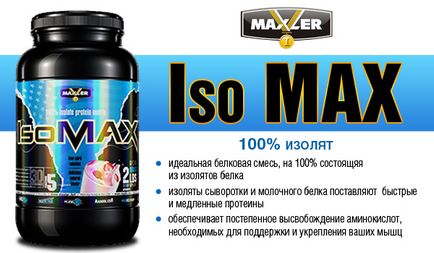 Isomax (0, 9 kg) (1 kg) tejsavófehérje-izolátum a maxler, vásárolni, visszajelzést és ajánlások