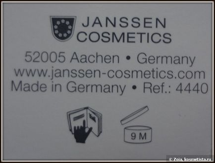 Janssen cremă pentru față, cremă de ochi și recenzii pentru masca de curățare