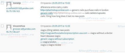 Hogyan kell kezelni a komment spam wordpress, hogyan kell egy WordPress honlap