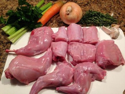 Як готувати кролика в сметані - кролик в сметані - кулінарні рецепти