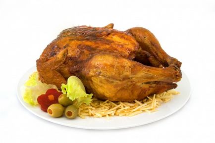 Hogyan kell főzni egy egész csirke - lásd a recept sült egész csirke - receptek