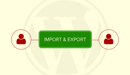 Hogyan import és export felhasználók wordpress