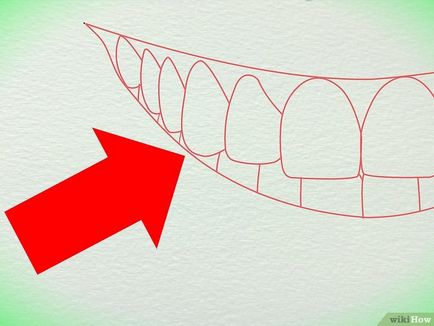 Cum să desenezi dinții unei persoane în etape
