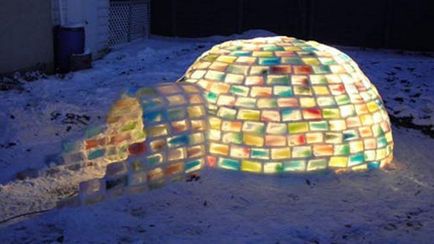 Hogyan építsünk Igloo készült jég és hó