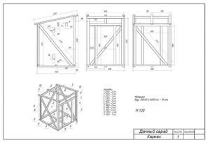 Cum să construiți o unitate de uz gospodăresc pentru proiecte și desene proprii ale dacha, etape de lucru