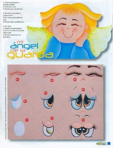 Как да нарисувате очите кукла или играчка