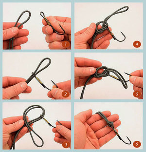 Як прив'язувати гачок до волосіні покрокові інструкції і схеми