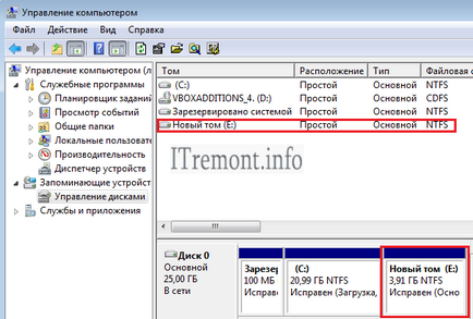 Cum se împarte un hard disk folosind ferestrele de instrumente