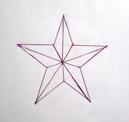 Както е изобразено на звездата как да се направи правилна петолъчка, без компас, рецепти прост живот