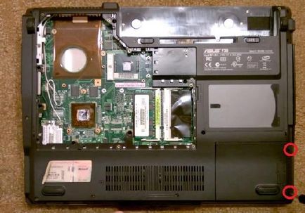 Як самостійно розібрати і почистити ноутбук asus f3s (disassembly