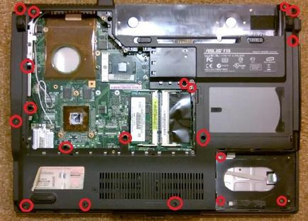 Як самостійно розібрати і почистити ноутбук asus f3s (disassembly