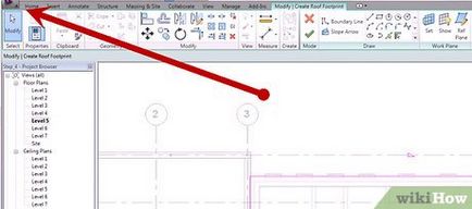 Hogyan hozzunk létre egy szabadkézi tető projekt a programban Revit