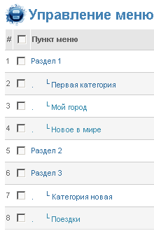 Як в cms joostina створити багаторівневе меню - блог вільної людини