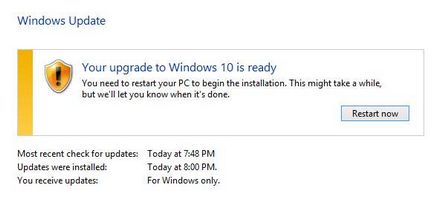 Hogyan lehet megelőzni a frissítés Windows 10 - GWX vezérlőpanel (kontroll) Hogyan lehet megelőzni a frissítés Windows 10 - GWX vezérlőpanel
