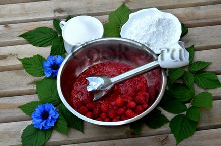 Kissel Raspberry - lépésről lépésre recept fotók, ital