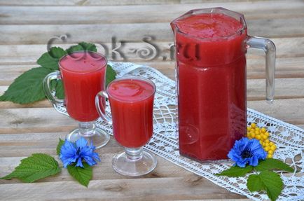 Kissel Raspberry - lépésről lépésre recept fotók, ital