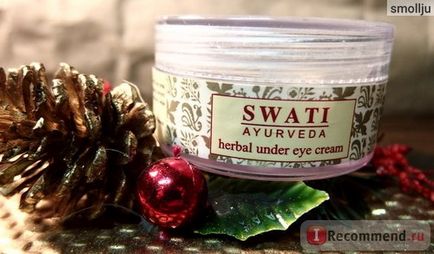 Крем для шкіри навколо очей swati ayurveda herbal under eye cream - «аюрведичний крем для очей або