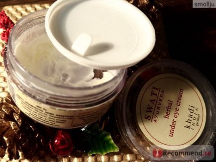 Крем для шкіри навколо очей swati ayurveda herbal under eye cream - «аюрведичний крем для очей або