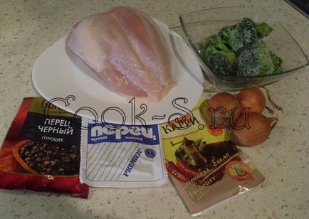 Csirke brokkoli - lépésről lépésre recept fotókkal, csirke ételek