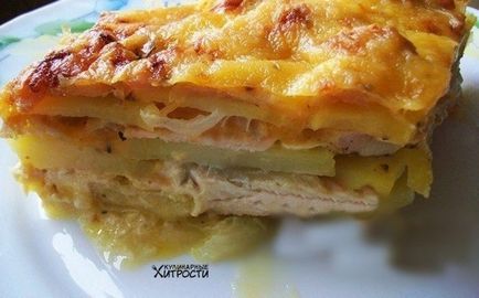 Csirke burgonyával francia fotó lépésben - sertés francia kemencében recept fényképpel (francia) Csirke burgonyával francia fotó lépésben - sertés a sütőben francia recept egy fotó