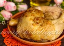 Carne de pui în pâine pita în cuptor, rețetă cu fotografie