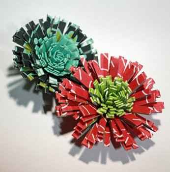 Quest flori asters - obiecte de artizanat interesante