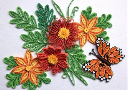 Quilling culori moduri de lucru de bază și de clasă de master, ls