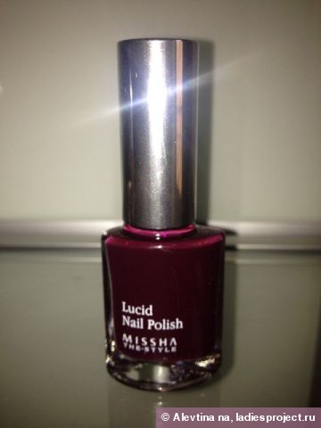 Лак для нігтів the style lucid nail polish (відтінок № pk06 і № pp02) від missha - відгуки, фото і ціна