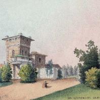 Pavilionul Lamsky, Alexander Park, satul regal, arhitectura peisajului și verdeata