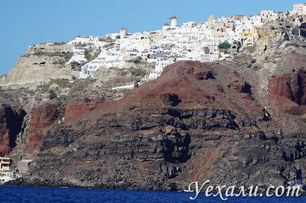 A legjobb képek a sziget Santorini szállodák és strandok, naplemente és macskák