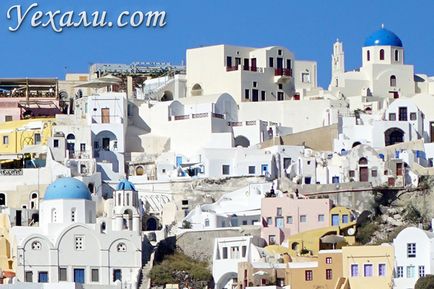 A legjobb képek a sziget Santorini szállodák és strandok, naplemente és macskák