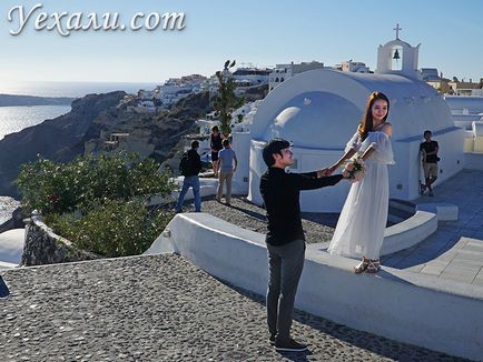 Cele mai bune fotografii ale insulelor Santorini și hoteluri, apusuri de soare și pisici