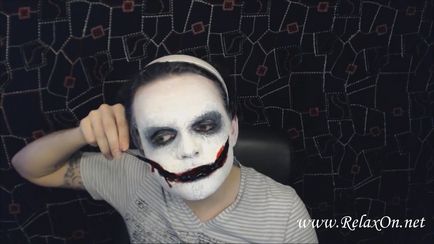 Smink Halloween Jeff a gyilkos (több réteg most) Smink Halloween Jeff a gyilkos