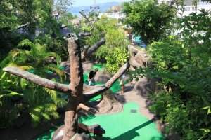 Mini-golf dino parc - divertisment în Phuket pentru întreaga fotografie de familie și descrierea cum se ajunge acolo