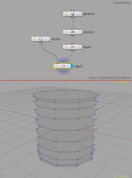 Modelarea discului procedural în lecțiile houdini 11 - houdini