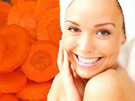 Morcovă mască facială pentru acnee și acnee caroten pentru o piele curată