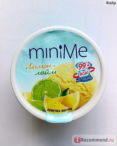 Fagylalt sorbet Iceberry minime citrom-lime - „Van ízlés édes és