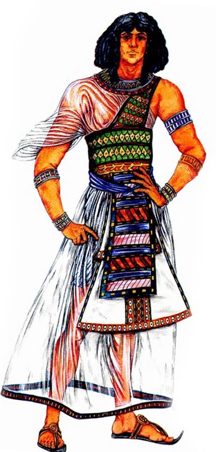 Чоловічий одяг стародавнього Єгипту - чоловічий костюм час і речі