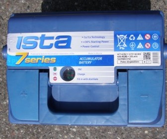 Надійний автомобільний акумулятор ista 7 і його особливості