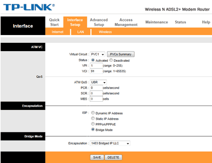 Configurarea fluxului tv td-w8961nd