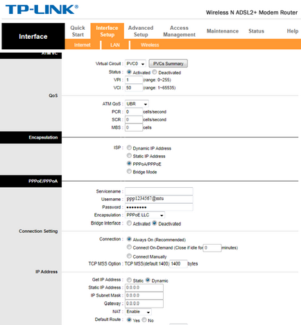 Configurarea fluxului tv td-w8961nd