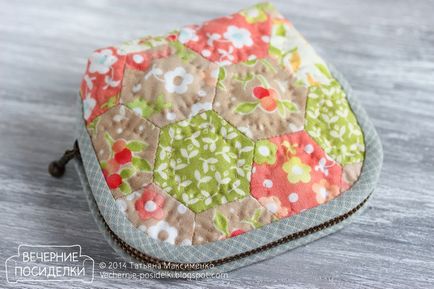 Hihetetlen patchwork! Anélkül, tapadásgátló varrógép (részlet, jobb oldalon) Hihetetlen patchwork! Anélkül tacking varrógép