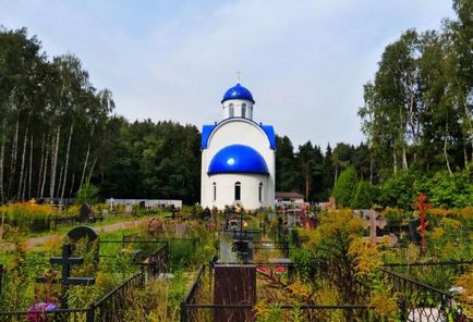 Cimitirul Nevzorovskoe, adresa Pushkino, telefon, hartă
