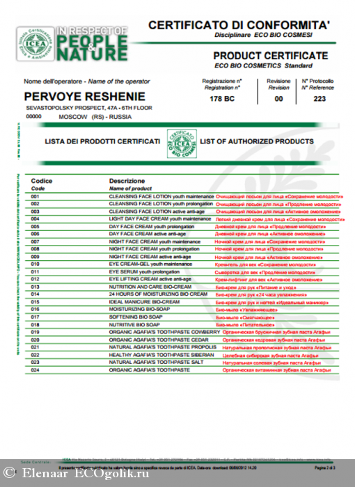 Crema de noapte pentru persoanele cu vârsta până la 35 de ani Conservarea rețetelor bunicii Agafiei - sfat ecoblocher