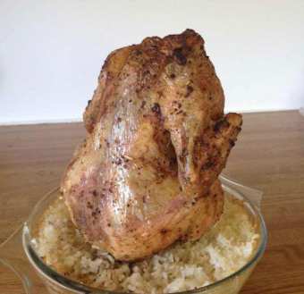 Új elkészítési módja finom és lédús csirke tanulni főzni egy madár, a bank