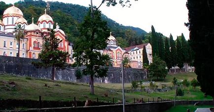 Noua mănăstire Athos, Abhazia (15 fotografii, hartă, comentarii)