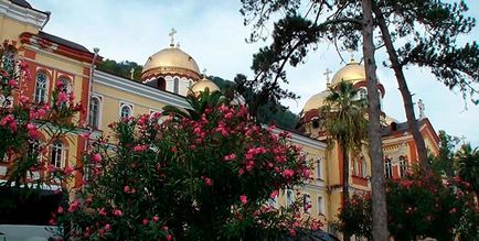 Noua mănăstire Athos, Abhazia (15 fotografii, hartă, comentarii)