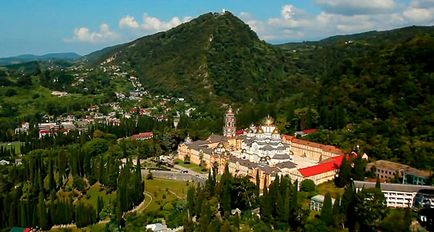 Noua mănăstire Athos, Abhazia (15 fotografii, hartă, comentarii)