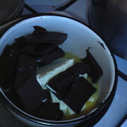 Nos, nagyon lédús csokoládétorta recept egy fotó